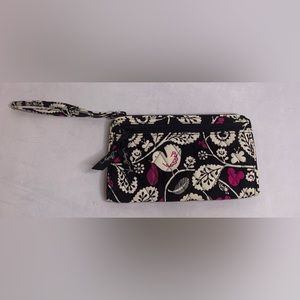 Vera Bradley Mickey meets birdie clutch wallet RETIRED black Disney wristlet NEW